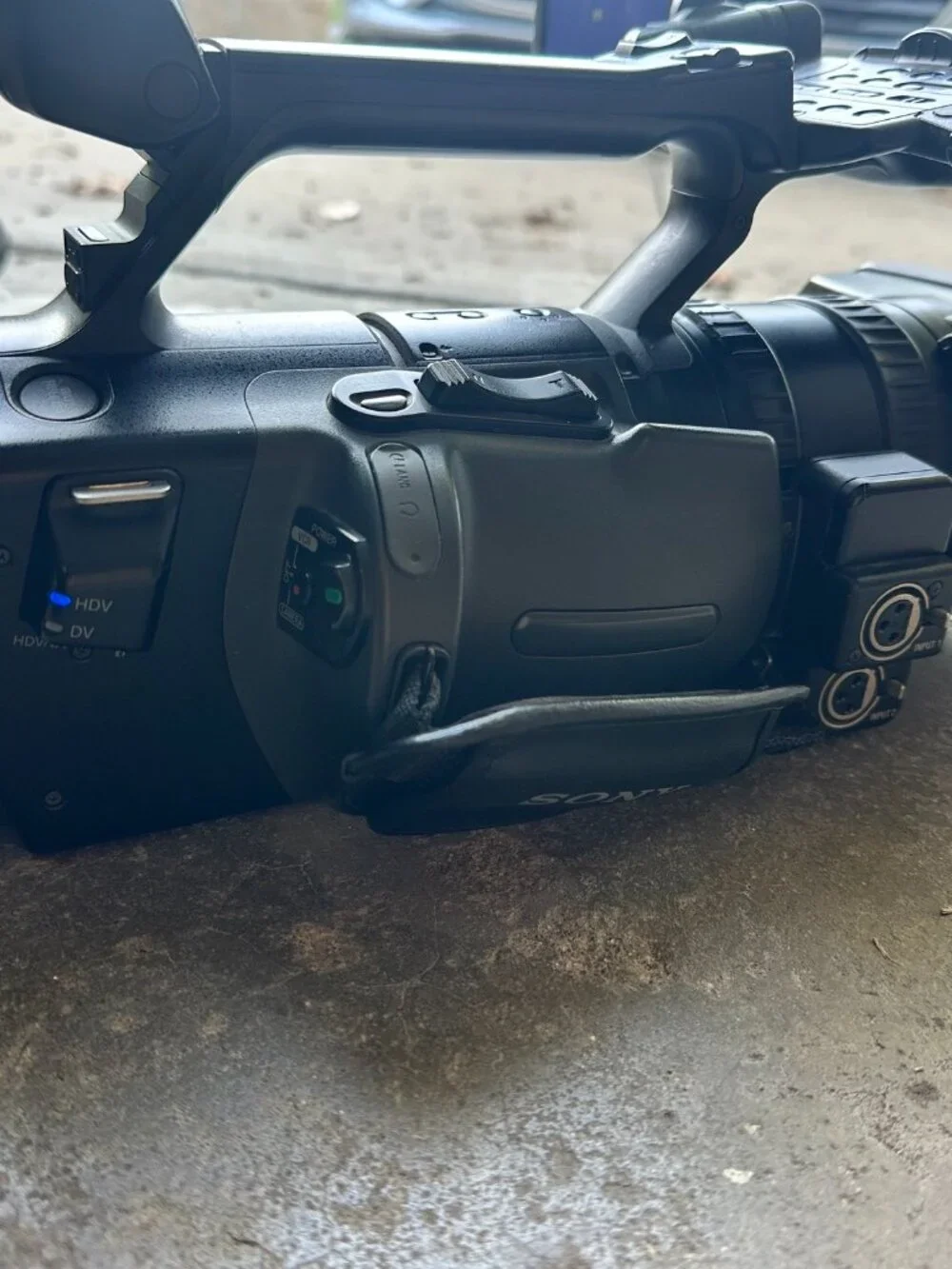 Sony HVR-Z7U High Definition HDV MiniDV Camcorder HVR-Z7U- Turns on- Lens Issue