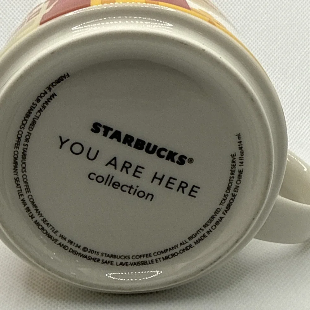 Starbucks Welcome to Las Vegas You‎ Are Here Coffee Tea Mug 2015 14 FL OZ 3