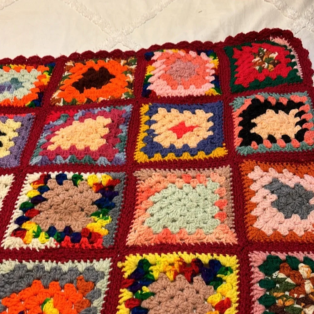 Hand Crafted crocheted granny
