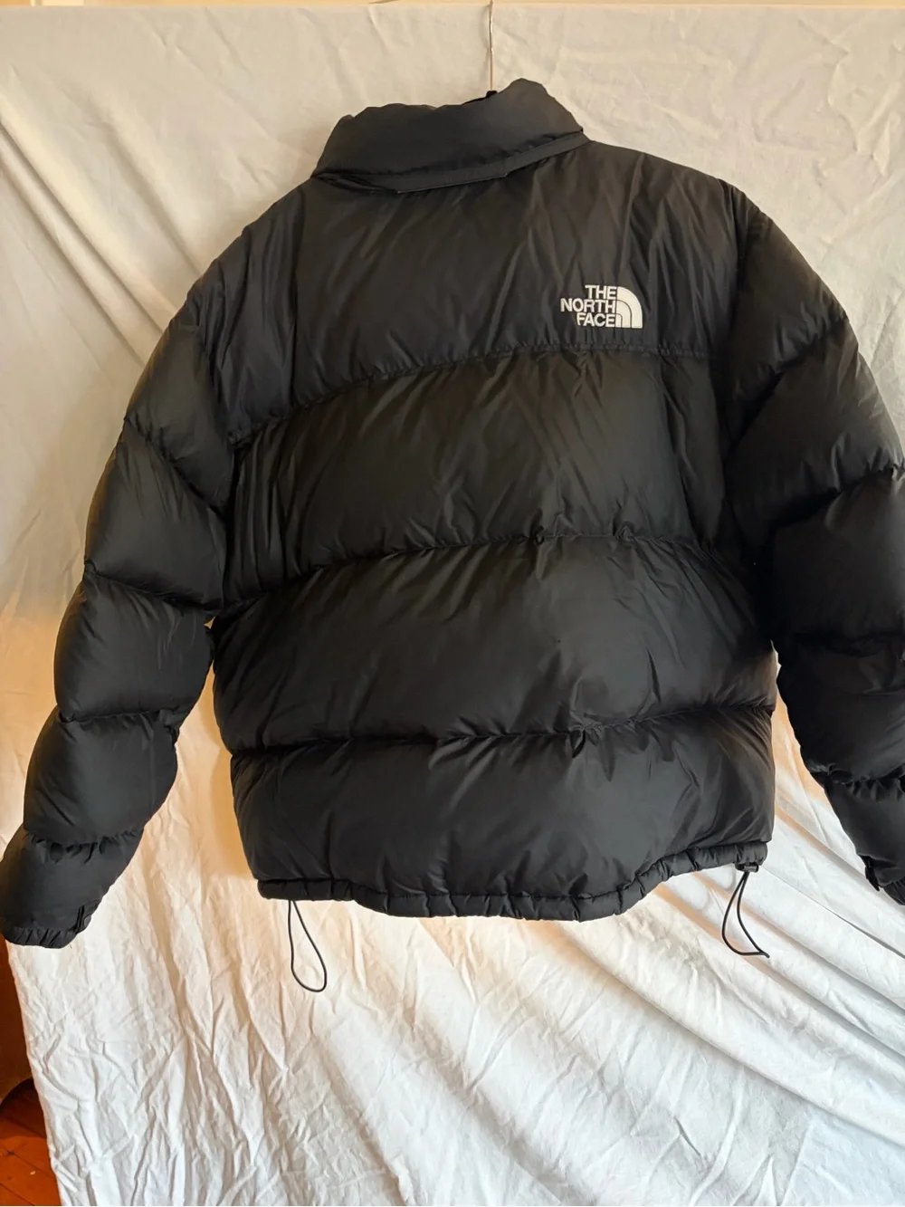 The North Face Black Men's Puffer Jacket with High Collar