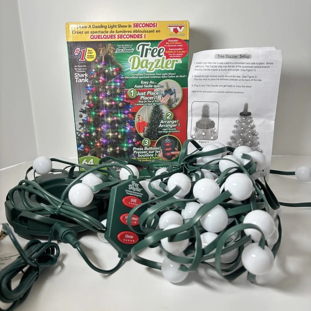 Tree Dazzler Star Shower LED Multicolor Christmas Tree Lights Tested-VIDEO‎