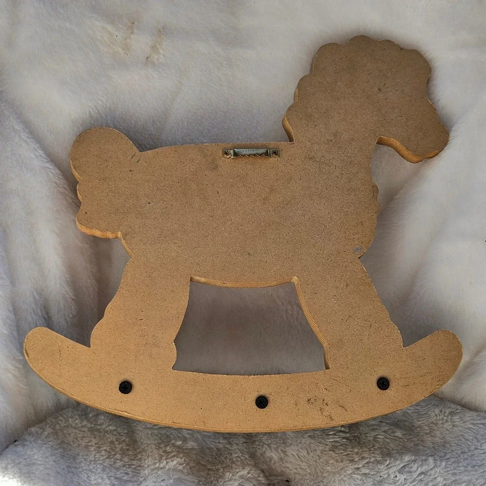 Vintage Rocking Horse Wall Decor God's‎ Biggest Blessings Are Little Ones baby