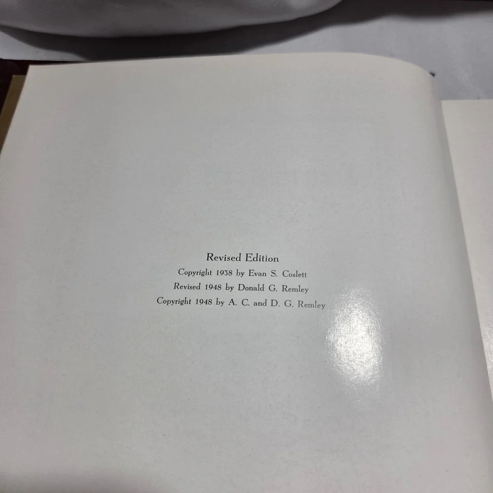 Leaves of Gold Anthology Clyde Francis Lytle‎ 1948 Revised Edition Brown Cord