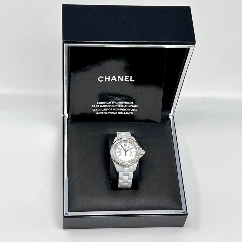 CHANEL clock ceramic date