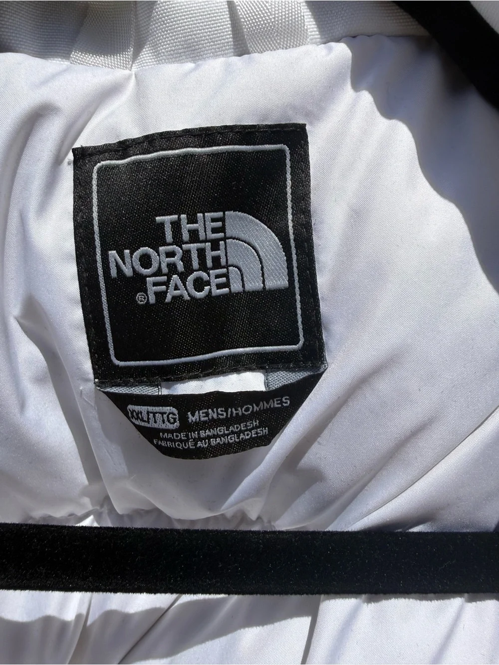 The North Face Men’s White Puffy Insulated Jacket XXL