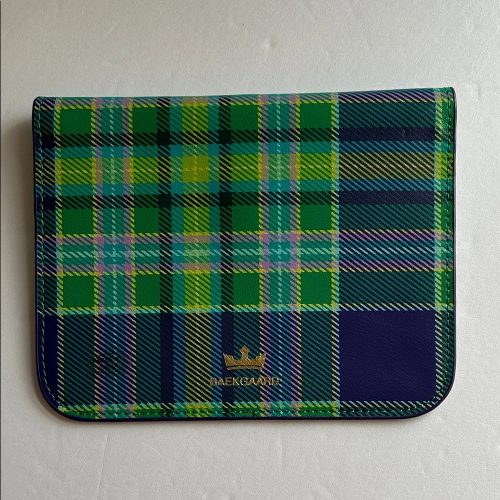 Baekgaard tartan wallet