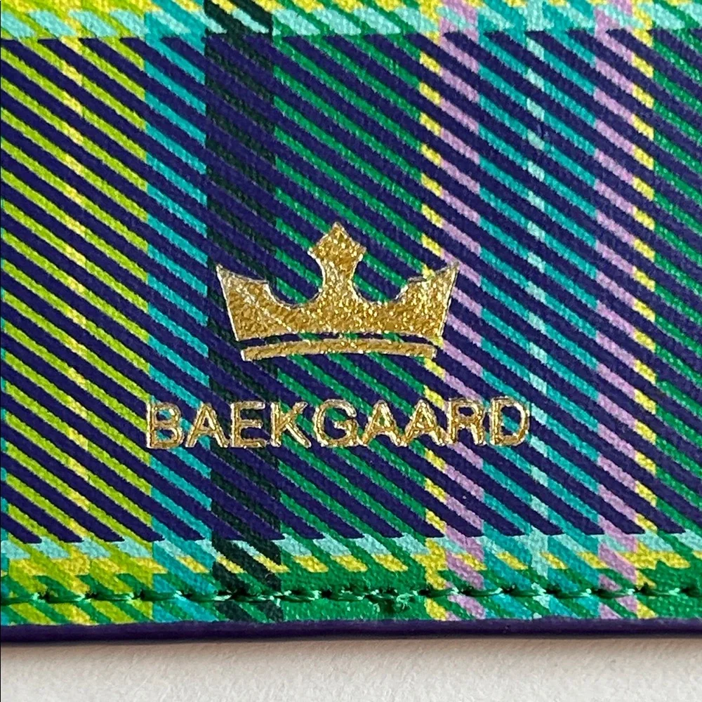 Baekgaard tartan wallet