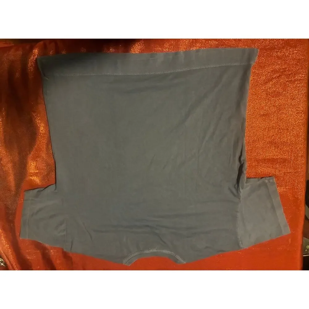 Old Navy Shirt Mens M Vintage Tee Classic Washed Blue Short Sleeve Crew Neck