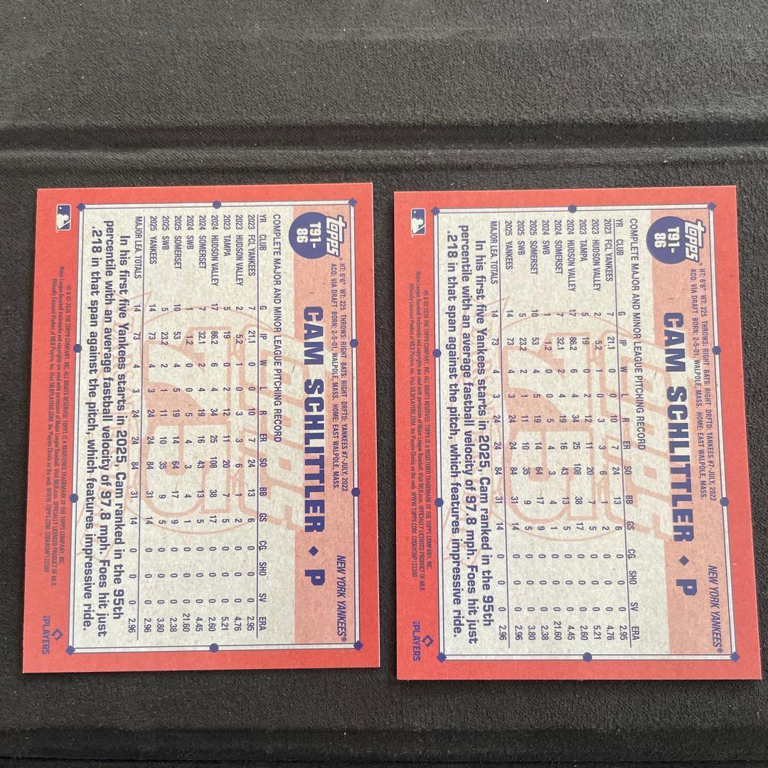 Cam Schittler RC鯛 Parallel - 75th Anniversary Insert Topps